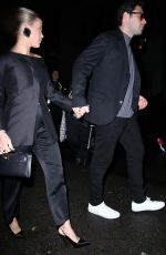 Pregnant SOFIA RICHIE and Elliot Grainge Leaves Warner Bros Music Pre-Grammy Party in Los Angeles 02/01/2024