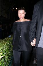 Pregnant SOFIA RICHIE and Elliot Grainge Leaves Warner Bros Music Pre-Grammy Party in Los Angeles 02/01/2024