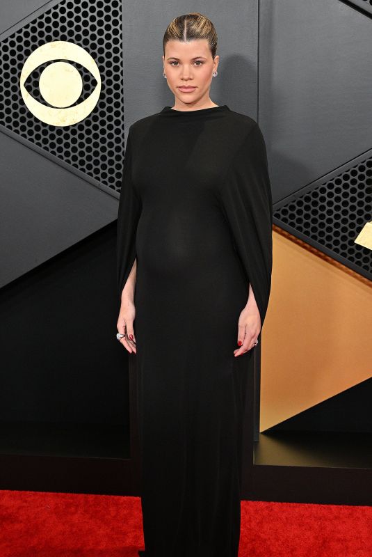 Pregnant SOFIA RICHIE at 66th GRAMMY Awards in Los Angeles 02/04/2024