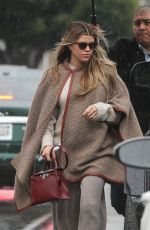 Pregnant SOFIA RICHIE Leaves Beverly Grill in Beverly Hills 02/06/2024