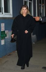Pregnant SOFIA RICHIE Leaves Khaite Fashion Show at NYFW in New York 02/10/2024