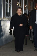 Pregnant SOFIA RICHIE Leaves Khaite Fashion Show at NYFW in New York 02/10/2024