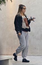 Pregnant SUKI WATERHOUSE Leaves a Gym in Los Angeles 02/22/2024