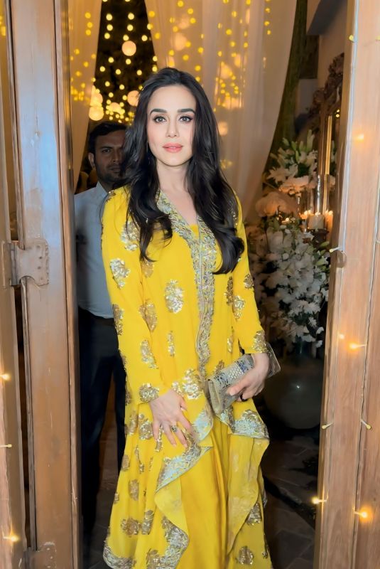 PREITY ZINTA Leaves a Party in Mumbai 02/24/2024