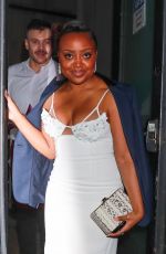 QUINTA BRUNSON Arrives at Kelly Rowland