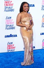 QUINTA BRUNSON at Film Independent Spirit Awards in Santa Monica 02/25/2024