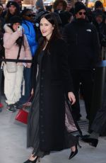 RACHEL BROSNAHAN Arrives at Thom Browne Fashion Show in New York 02/14/2024
