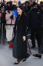RACHEL BROSNAHAN Arrives at Thom Browne Fashion Show in New York 02/14/2024