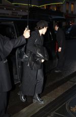 RACHEL BROSNAHAN Arrives in Paris 02/26/2024