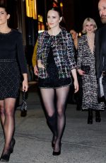 RACHEL BROSNAHAN at Chanel Celebrate Watches & Fine Jewelry Fifth Avenue Flagship Boutique Opening in New York 02/07/2024