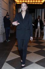 RACHEL SMITH Leaves Christian Siriano Fall/Winter 2024 Fashion Show at New York Fashion Week 02/08/2024