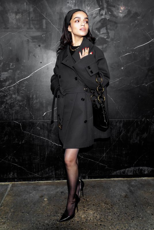 RACHEL ZEGLER at Michael Kors Collection Fall/Winter 2024 Runway Show in New York 02/13/2024
