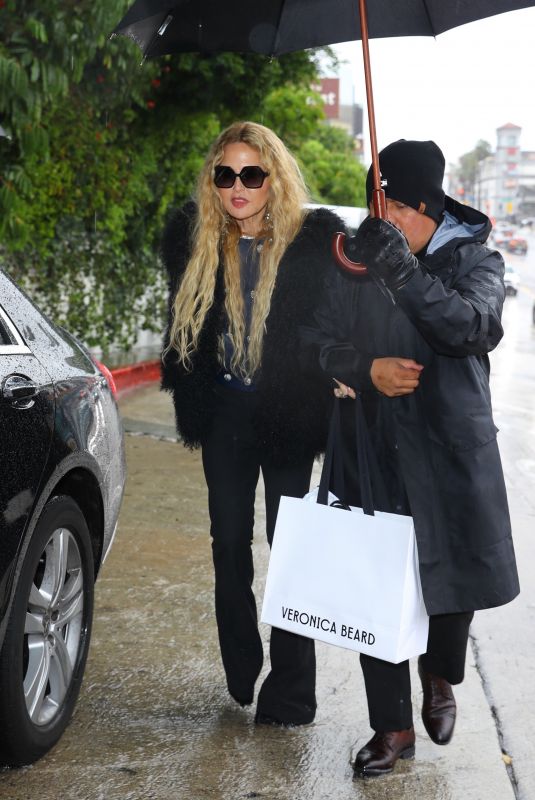 RACHEL ZOE Leaves Veronica Beard Event at Chateau Marmont in Los Angeles 02/06/2024