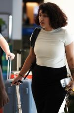RAYE Arrives at Airport in Perth 02/11/2024