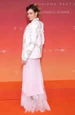 REBECCA FERGUSON at Dune: Part Two Preview in Paris 02/12/2024