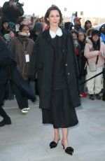 REBECCA HALL Arrives at Thom Browne Fashion Show in New York 02/14/2024