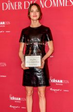 REBECCA MARDER at Cesar 2024 Nominee Dinner at Le Fouquet’s in Paris 02/05/2024
