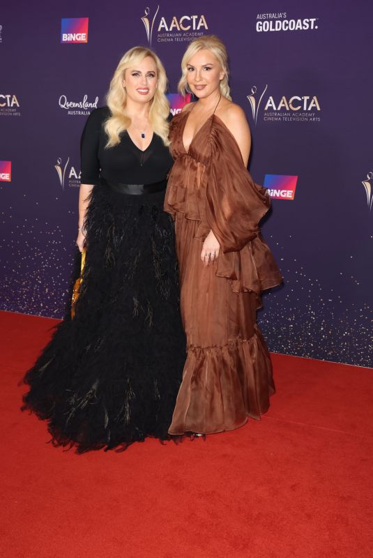 REBEL WILSON and RAMONA AGRUMA at 2024 Aacta Awards in Gold Coast 02/10/2024