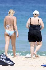 REBEL WILSON and RAMONA AGRUMA at Bondi Beach 02/28/2024