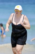 REBEL WILSON and RAMONA AGRUMA at Bondi Beach 02/28/2024