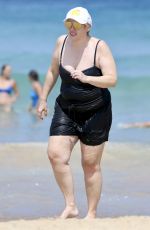 REBEL WILSON and RAMONA AGRUMA at Bondi Beach 02/28/2024