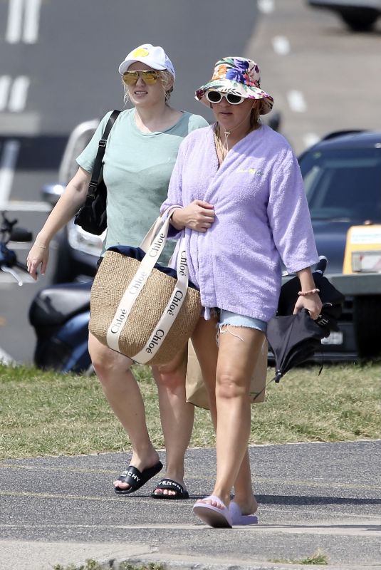 REBEL WILSON and RAMONA AGRUMA at Bondi Beach 02/28/2024
