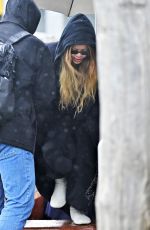 RIHANNA and ASAP Rocky Leaves Aman Hotel in Venice 02/23/2024