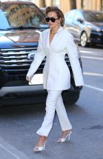 RITA ORA Arrives at The View in New York 02/16/2024