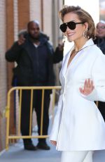 RITA ORA Arrives at The View in New York 02/16/2024