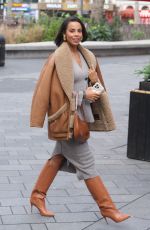 ROCEHELLE HUMES Arrives at Global Offices in London 02/07/2024