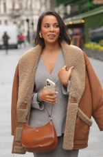 ROCEHELLE HUMES Arrives at Global Offices in London 02/07/2024