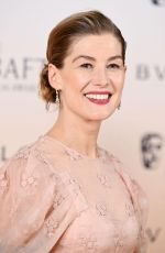ROSAMUND PIKE at EE Bafta Film Awards 2024 Nominees Party in London 02/17/2024