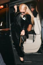 ROSE Arrives at YSL Afterparty at Paris Fashion Week 02/27/2024