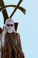 ROSE at Saint Laurent Womenswear Fall/Winter 2024-2025 Show at Paris Fashion Week 02/27/2024