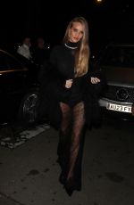 ROSIE HUNTINGTON-WHITELEY Arrives at British Vogue and Tiffany & Co BAFTA Afterparty in London 02/18/2024