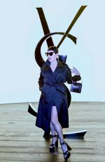 ROSSY DE PALMA at Saint Laurent Womenswear Fall/Winter 2024-2025 Show at Paris Fashion Week 02/27/2024