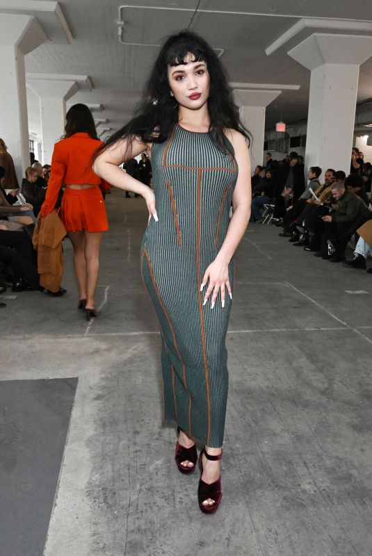 ROWAN BLANCHARD at Eckhaus Latta RTW Fall 2024 Fashion Show in New York 02/10/2024