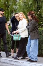 RUMER WILLIS and KATEY SAGAL Out at San Vicente Bungalows in West Hollywood 02/23/2024