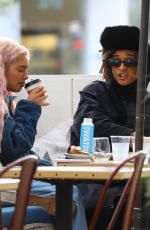 SAB ZADA Out for Alfresco Lunch in Beverly Hills 02/08/2024