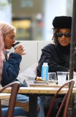 SAB ZADA Out for Alfresco Lunch in Beverly Hills 02/08/2024