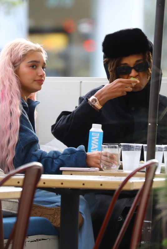 SAB ZADA Out for Alfresco Lunch in Beverly Hills 02/08/2024