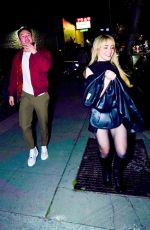 SABRINA CARPENTER Out for Dinner in Los Angeles 02/12/2024