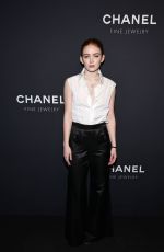 SADIE SINK at Chanel Celebrate Watches & Fine Jewelry Fifth Avenue Flagship Boutique Opening in New York 02/07/2024