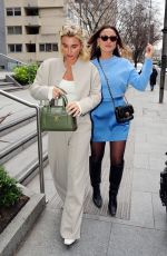 SAM and BILLIE FAIERS Leaves OXO Tower Restaurant, Bar and Brasserie in London 01/31/2024