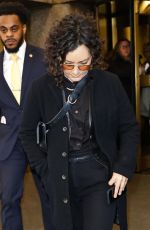 SARA GILBERT Leaves NBC Studios in New York 02/06/2024