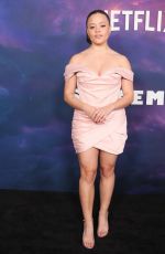 SARAH JEFFERY at Spaceman Premiere in Los Angeles 02/26/2024