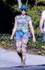 SARAH SILVERMAN and Rory Albanese Out for a Morning Walk in Los Angeles 02/25/2024