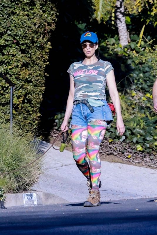 SARAH SILVERMAN and Rory Albanese Out for a Morning Walk in Los Angeles 02/25/2024
