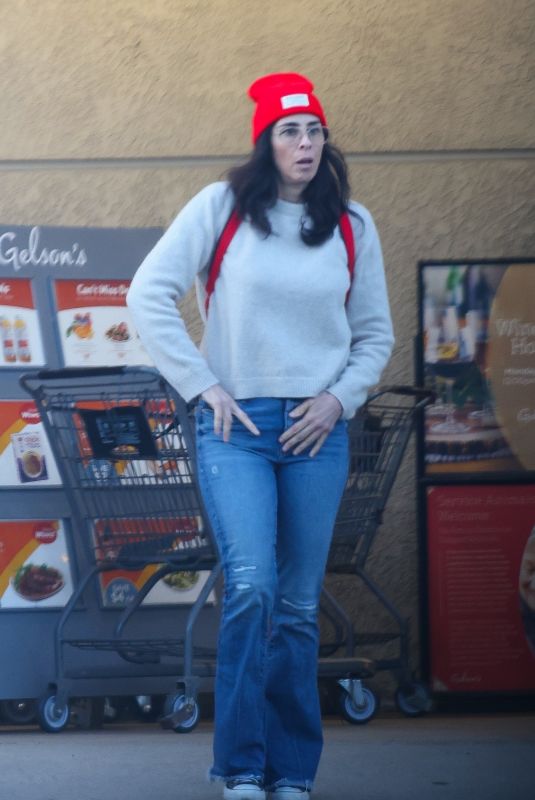 SARAH SILVERMAN Out Shopping at Gelson’s in Los Feliz 02/22/2024