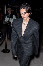 SASHA CALLE Arrives at YSL Beauty Candy Shoppe in New York 02/08/2024